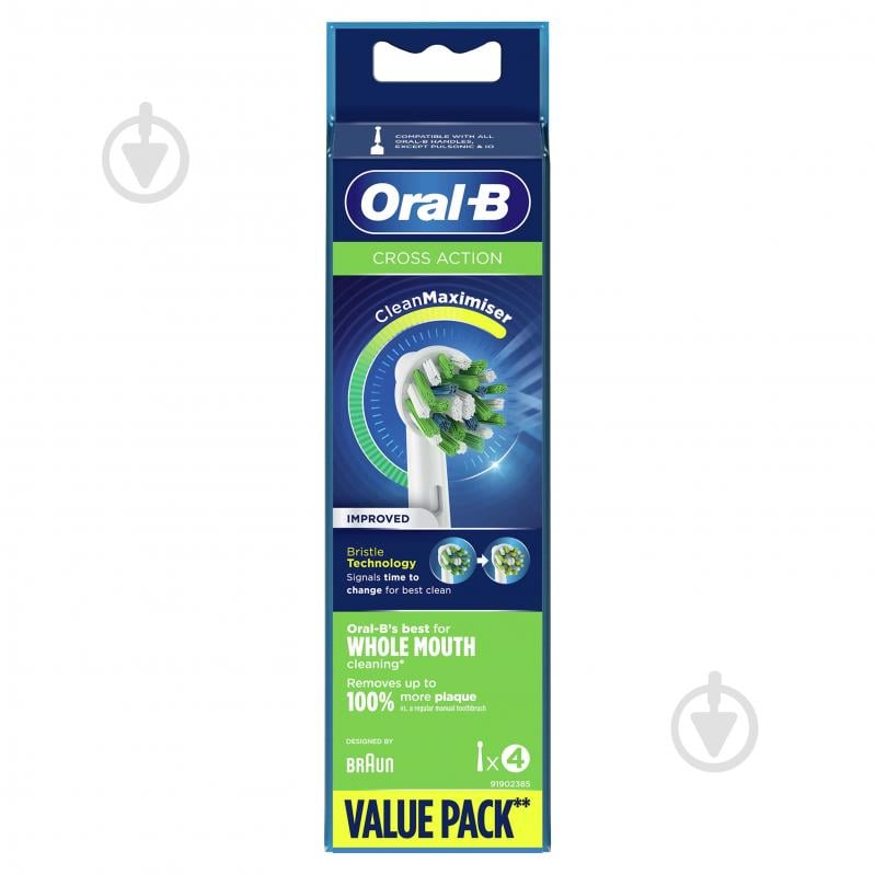 Насадки для електричної зубної щітки Oral-B Cross Action 4 шт - фото 2