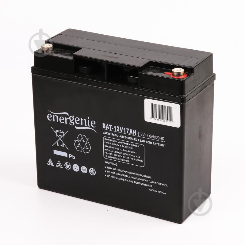 Батарея аккумуляторная для ИБП EnerGenie 12 В 17 Aч BAT-12V17AH/4 - фото 1