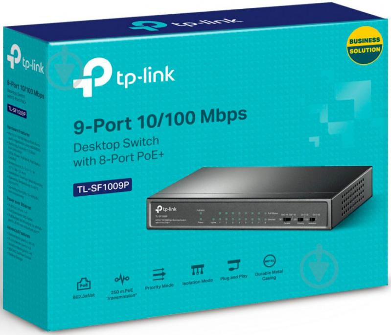 Комутатор TP-Link L-SF1009P - фото 4