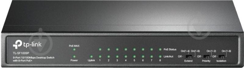 Комутатор TP-Link L-SF1009P - фото 1