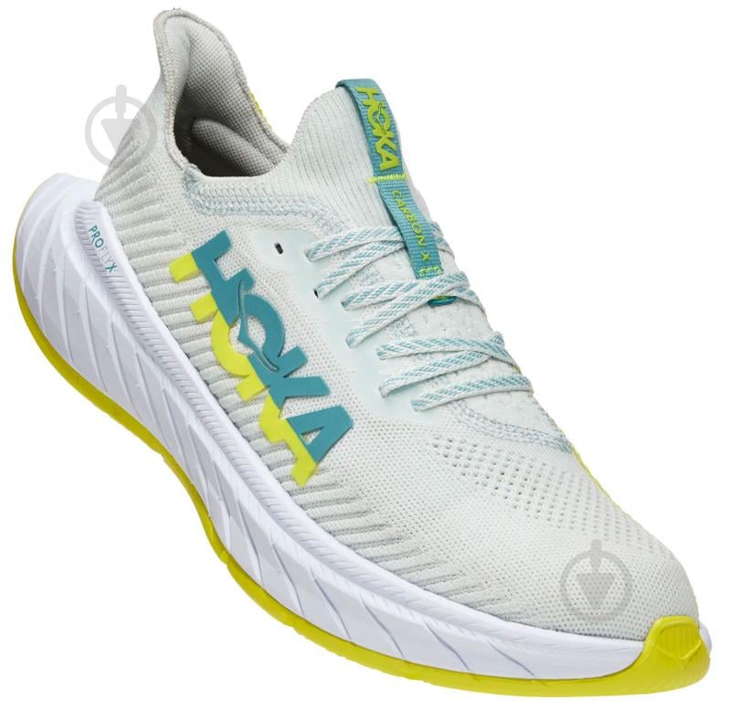 Кросівки чоловічі Hoka CARBON X 3 1123192|22 BSEP р.41 1/3 білі із жовтим - фото 2