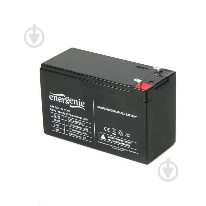 Батарея акумуляторна для ДБЖ EnerGenie 12 В 7.2 Aгод BAT-12V7.2AH - фото 1