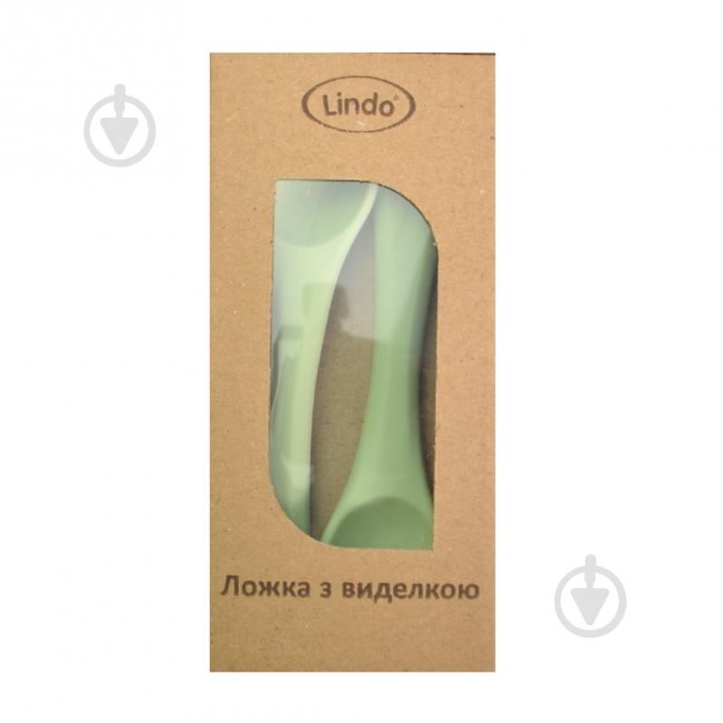 Набор столовых приборов детский Lindo ложка + вилка (зеленый) 966-3 - фото 2 Набор столовых приборов детский Lindo ложка + вилка (зеленый) 966-3 - фото 2