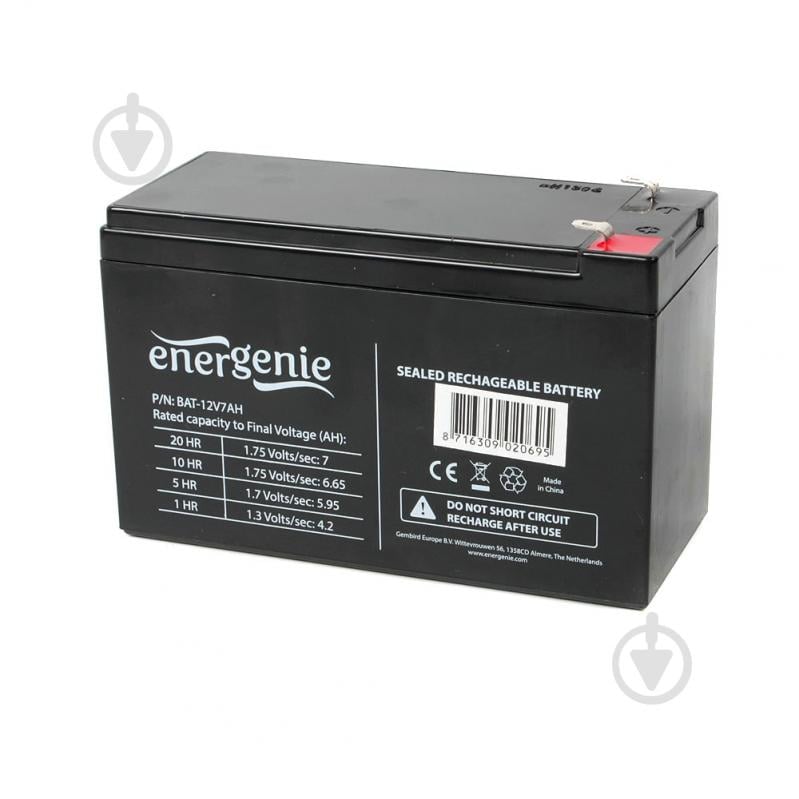 Батарея аккумуляторная для ИБП EnerGenie 12 В 7 Aч BAT-12V7AH - фото 1