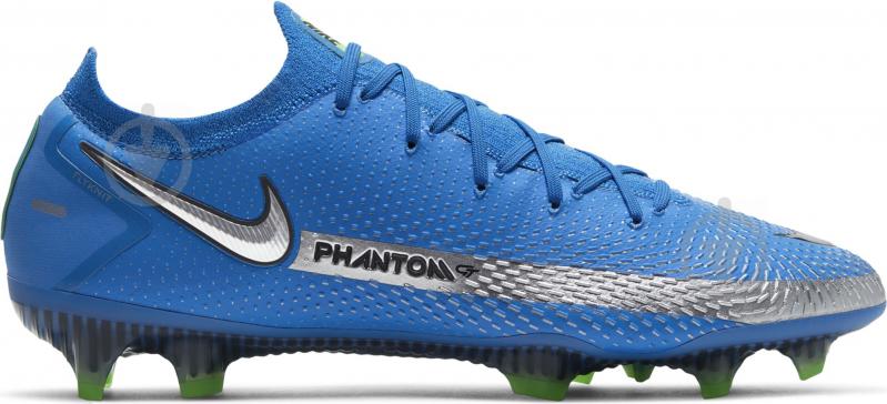 Бутси Nike PHANTOM GT ELITE FG CK8439-400 р.44,5 синій - фото 3