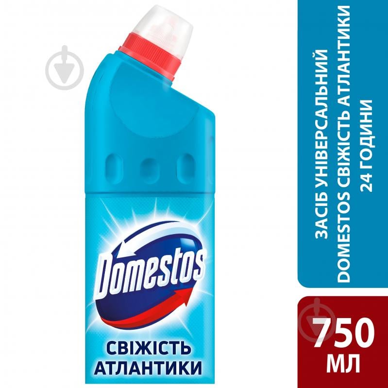Гель Domestos Свежесть Атлантики 0,75 л - фото 3 Гель Domestos Свежесть Атлантики 0,75 л - фото 3