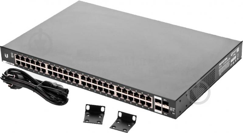 Коммутатор Ubiquiti ES-48-LITE 48PORT 1000M 2SFP+ 2SFP UBIQUITI - фото 1