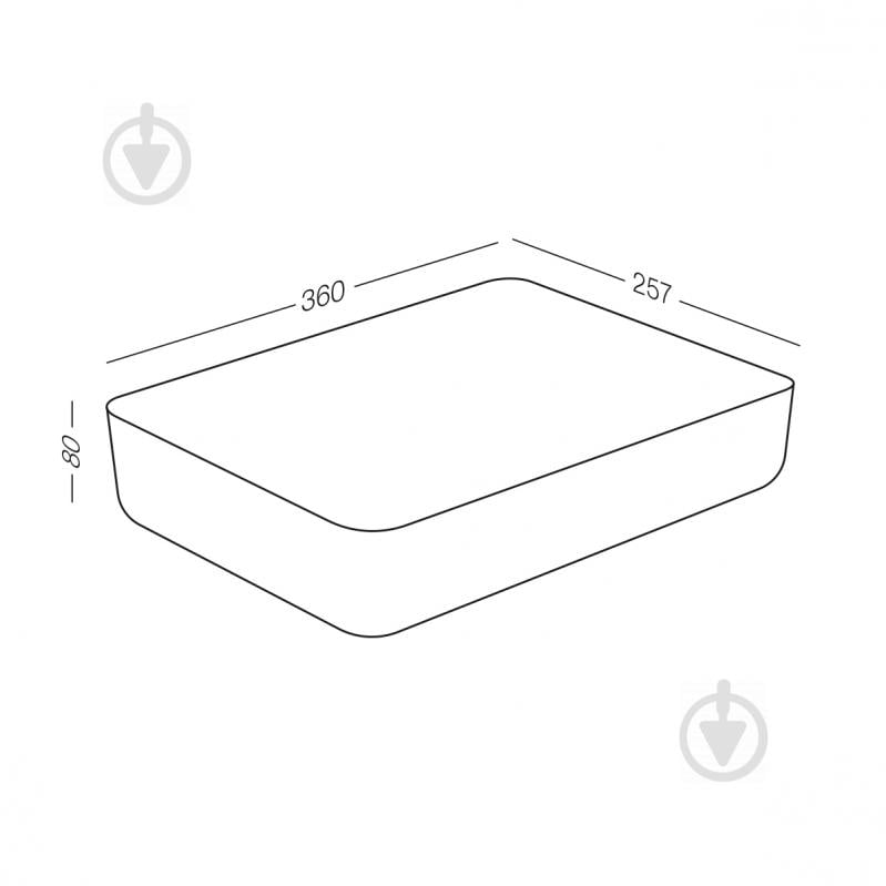 Ящик для хранения MVM FH-12 WHITE 80x360x257 мм - фото 6