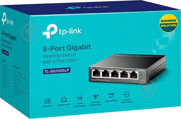 Коммутатор TP-Link TL-SG1005LP 5PORT 1000M 4P POE+ TP-LINK - фото 8