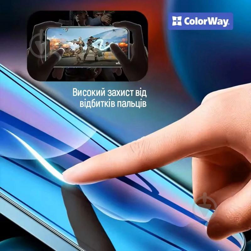 Захисне скло ColorWay 9H FC glue для Samsung Galaxy A17 (CW-GSFGSGA175-BK) - фото 6 Захисне скло ColorWay 9H FC glue для Samsung Galaxy A17 (CW-GSFGSGA175-BK) - фото 6
