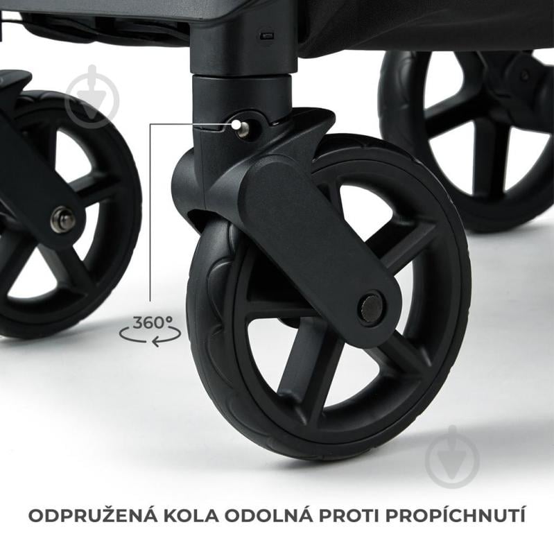 Коляска прогулянкова Kinderkraft Loom чорний KSLOOM00BLK0000 - фото 11