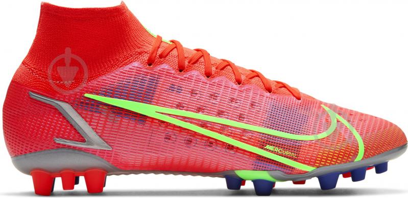 Бутсы Nike MERCURIAL SUPERFLY 8 ELITE AG CV0956-600 р.44,5 красный - фото 3