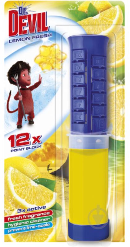 Диски туалетные Dr.Devil Lemon fresh 0,075 л - фото 1