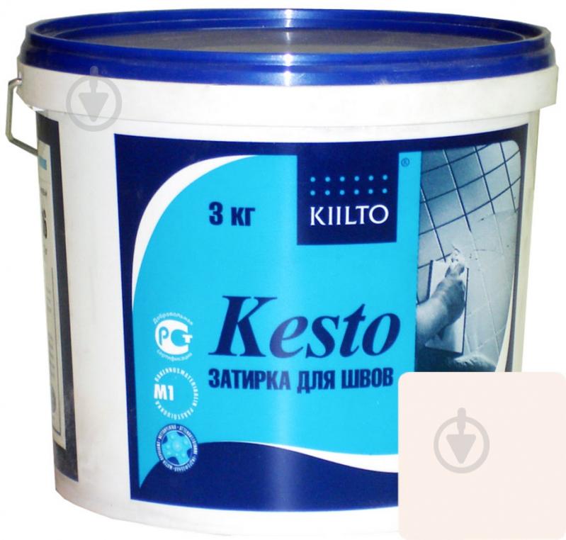 Затирка для плитки Kiilto Kesto 11 3 кг белый - фото 1