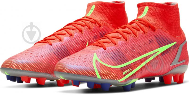 Бутсы Nike MERCURIAL SUPERFLY 8 ELITE AG CV0956-600 р.40,5 красный - фото 1