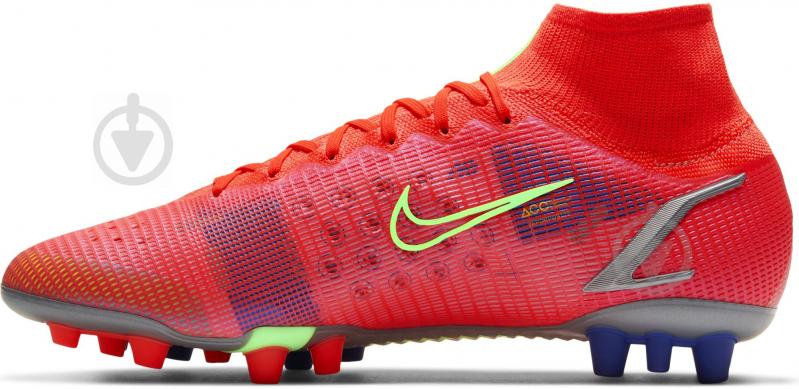 Бутсы Nike MERCURIAL SUPERFLY 8 ELITE AG CV0956-600 р.42,5 красный - фото 6