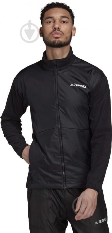 Джемпер Adidas MULTI WINDFL JK GQ2909 р. S черный - фото 2