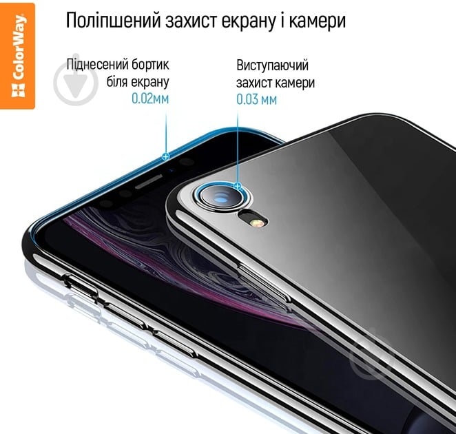 Чехол ColorWay TPU Matt для Xiaomi Redmi 14C Black (CW-CTMXR14C-BK) - фото 3 Чехол ColorWay TPU Matt для Xiaomi Redmi 14C Black (CW-CTMXR14C-BK) - фото 3