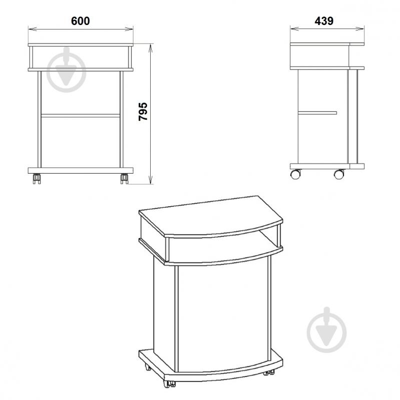 Тумба под ТВ Карат-2 ольха - фото 2 Тумба под ТВ Карат-2 ольха - фото 2