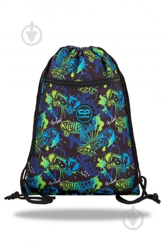 Сумка для обуви CoolPack Vert SKATE NIGHT - фото 1 Сумка для обуви CoolPack Vert SKATE NIGHT - фото 1