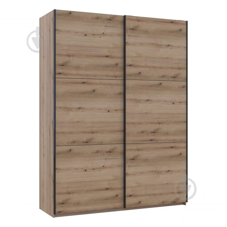 Шкаф-купе G-Caiser 2 ДСП Doros ДСП 1,8 м 1800x600x2400 мм дуб эвок прибрежный двери / ламинированное ДСП - фото 5 Шкаф-купе G-Caiser 2 ДСП Doros ДСП 1,8 м 1800x600x2400 мм дуб эвок прибрежный двери / ламинированное ДСП - фото 5