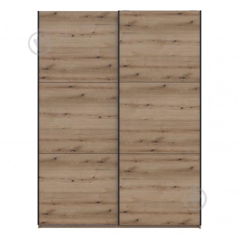 Шкаф-купе G-Caiser 2 ДСП Doros ДСП 1,8 м 1800x600x2400 мм дуб эвок прибрежный двери / ламинированное ДСП - фото 3 Шкаф-купе G-Caiser 2 ДСП Doros ДСП 1,8 м 1800x600x2400 мм дуб эвок прибрежный двери / ламинированное ДСП - фото 3