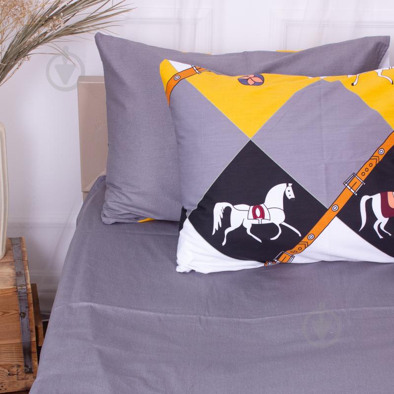 Комплект постільної білизни Сатин 175х210 см 22-1327 Important мультиколор MirSon - фото 3