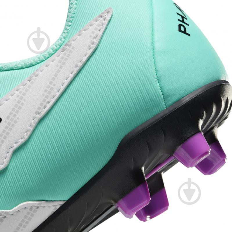 Бутсы Nike JR PHANTOM GX CLUB MG DD9564-300 р.35 бирюзовый - фото 6 Бутсы Nike JR PHANTOM GX CLUB MG DD9564-300 р.35 бирюзовый - фото 6