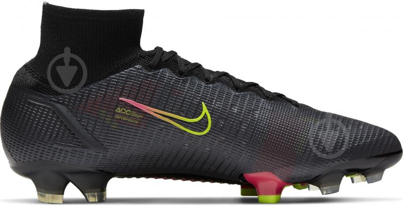 Бутси Nike MERCURIAL SUPERFLY 8 ELITE FG CV0958-090 р.40,5 чорний - фото 4