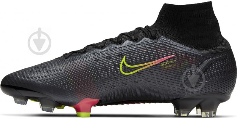 Бутси Nike MERCURIAL SUPERFLY 8 ELITE FG CV0958-090 р.40,5 чорний - фото 6