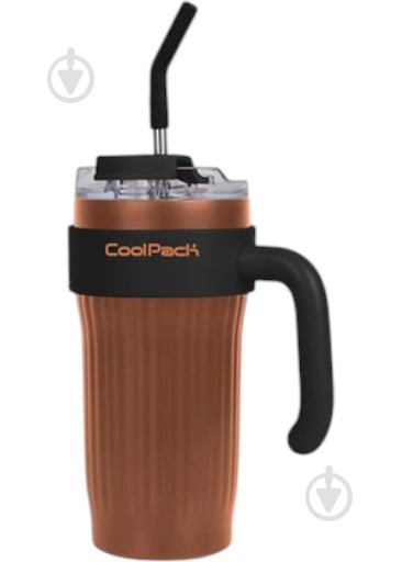 Термопляшка CoolPack 860 мл copper black - фото 1