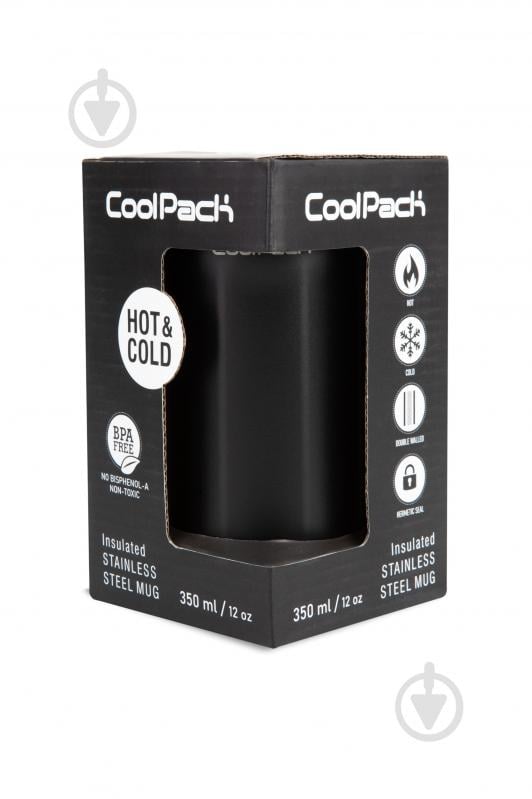 Термопляшка CoolPack 350 мл BLACK - фото 2
