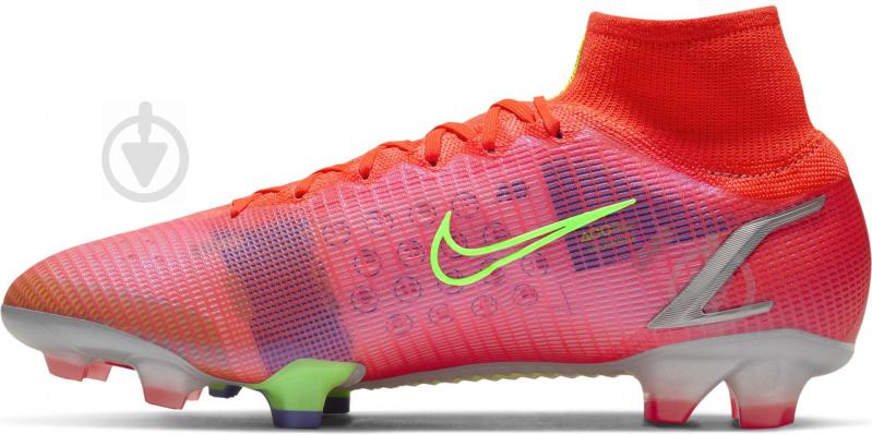 Бутсы Nike MERCURIAL SUPERFLY 8 ELITE FG CV0958-600 р.44 красный - фото 6