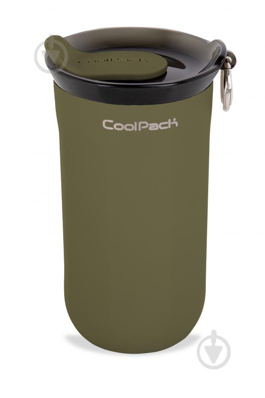 Термобутылка CoolPack 350 мл olive green - фото 1