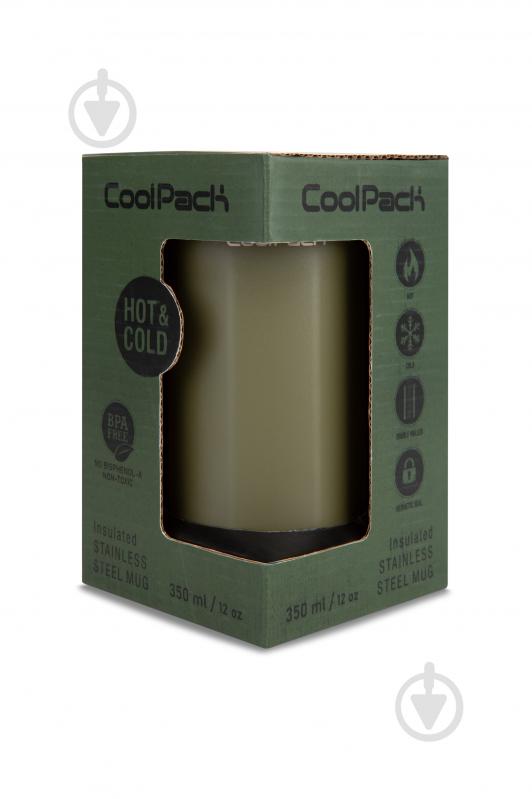 Термобутылка CoolPack 350 мл olive green - фото 2