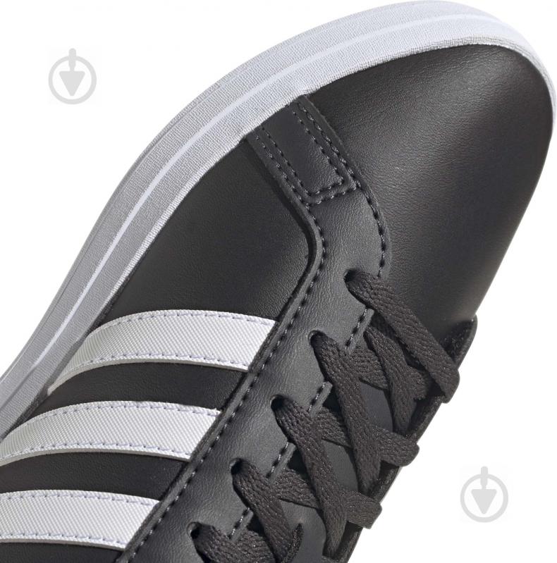 Кроссовки женские зимние Adidas COURTPOINT H01963 р.40 2/3 черные - фото 10