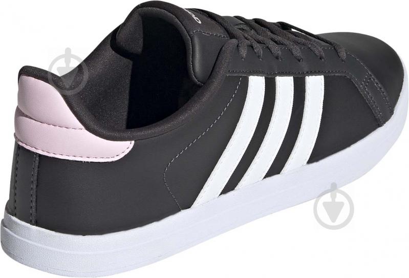 Кроссовки женские зимние Adidas COURTPOINT H01963 р.40 2/3 черные - фото 7