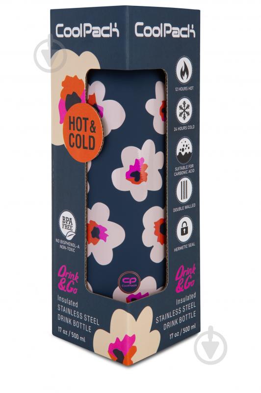 Термобутылка CoolPack 500 мл flores nina - фото 2