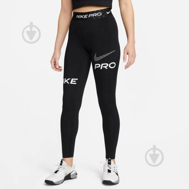 Лосины Nike DX0080-010 р.S черный - фото 1