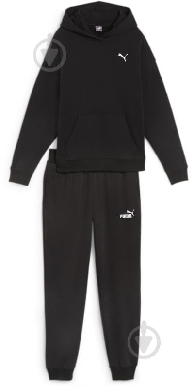 Спортивний костюм Puma Loungewear Suit TR 67992001 р.XS чорний - фото 1