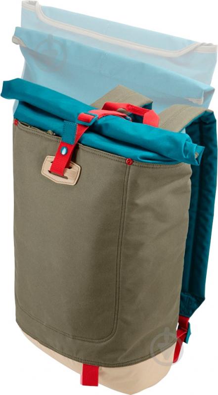 Рюкзак CASE LOGIC Larimer Rolltop LARI 114 Petrol 15" green (LAR114PTG) - фото 5 Рюкзак CASE LOGIC Larimer Rolltop LARI 114 Petrol 15" green (LAR114PTG) - фото 5