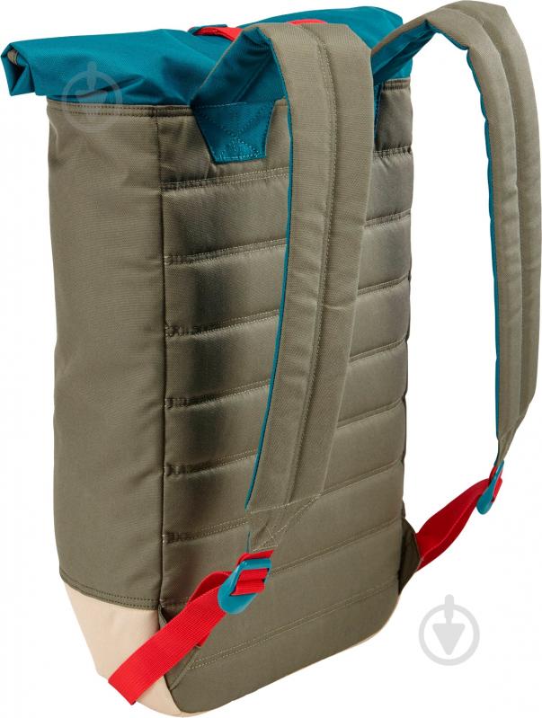 Рюкзак CASE LOGIC Larimer Rolltop LARI 114 Petrol 15" green (LAR114PTG) - фото 3 Рюкзак CASE LOGIC Larimer Rolltop LARI 114 Petrol 15" green (LAR114PTG) - фото 3