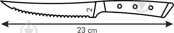 Ніж для стейка AZZA 13 см 884511 Tescoma - фото 2