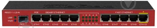 Wi-Fi-роутер Mikrotik RB2011ILS-IN - фото 2 Wi-Fi-роутер Mikrotik RB2011ILS-IN - фото 2