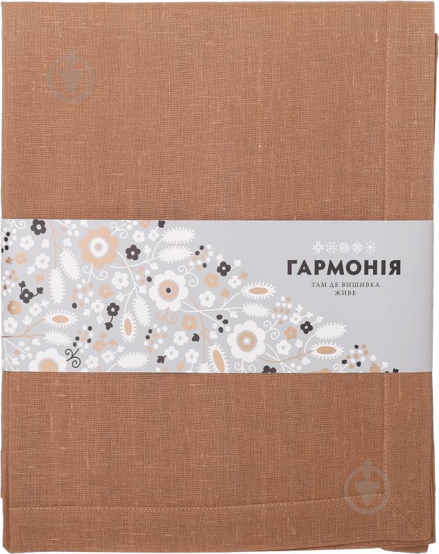 Скатертина 140x260 см горіховий Гармонiя - фото 3 Скатертина 140x260 см горіховий Гармонiя - фото 3