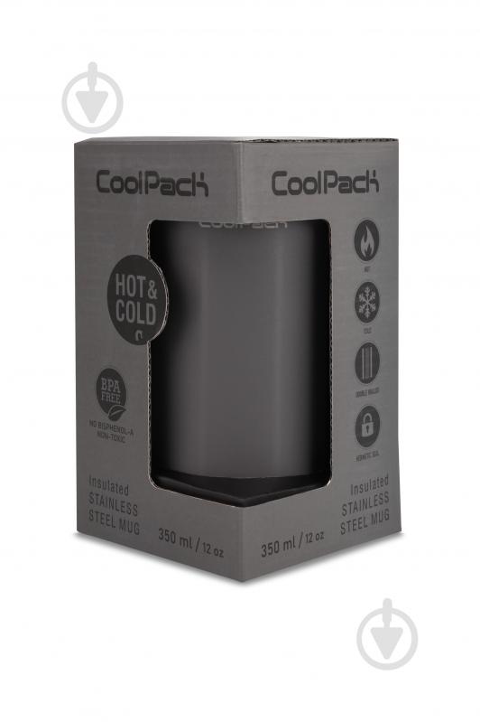 Термобутылка CoolPack 350 мл dark grey - фото 2