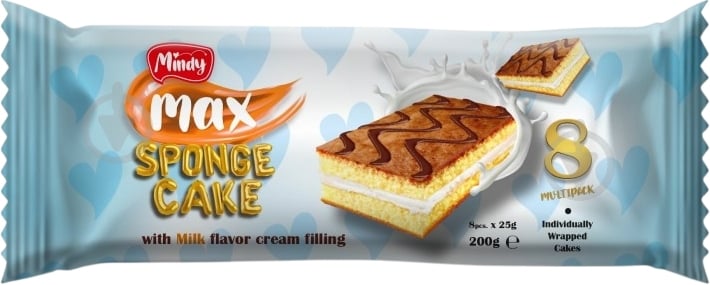 Бисквит Mindy Max с молочным вкусом 200 г - фото 1