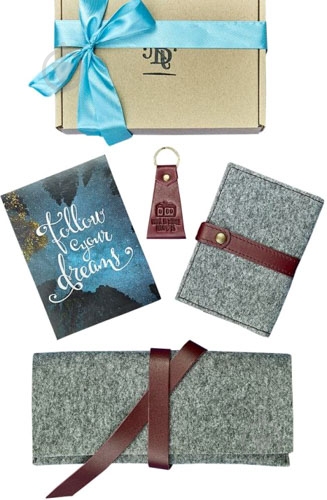 Набор подарочный BlankNote Осло серый BN-set-access-30-felt - фото 1