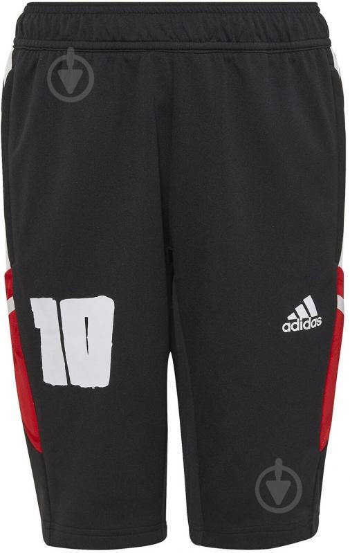 Шорты Adidas Messi ¾ HI3775 р. 152 черный - фото 1