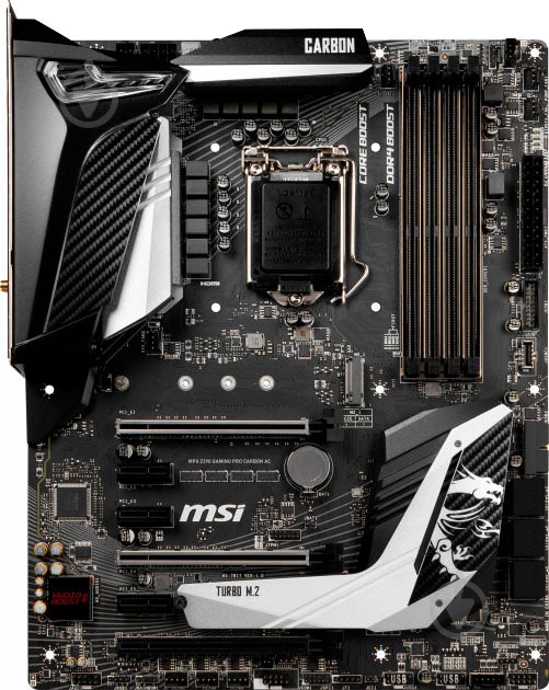 Материнская плата MSI MPGZ390 GAMING PRO CARBON (Socket 1151, Intel Z390, ATX) - фото 2